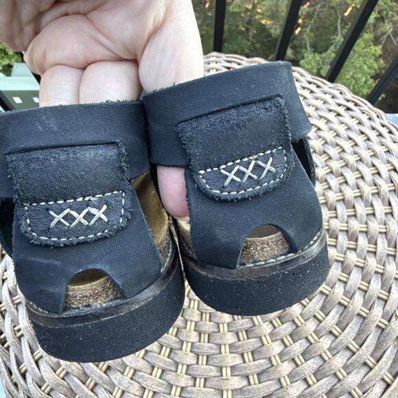 Naot Fisherman Style Black Leather Sandals Women's 39 or US 8 Comfort - Picture 14 of 16